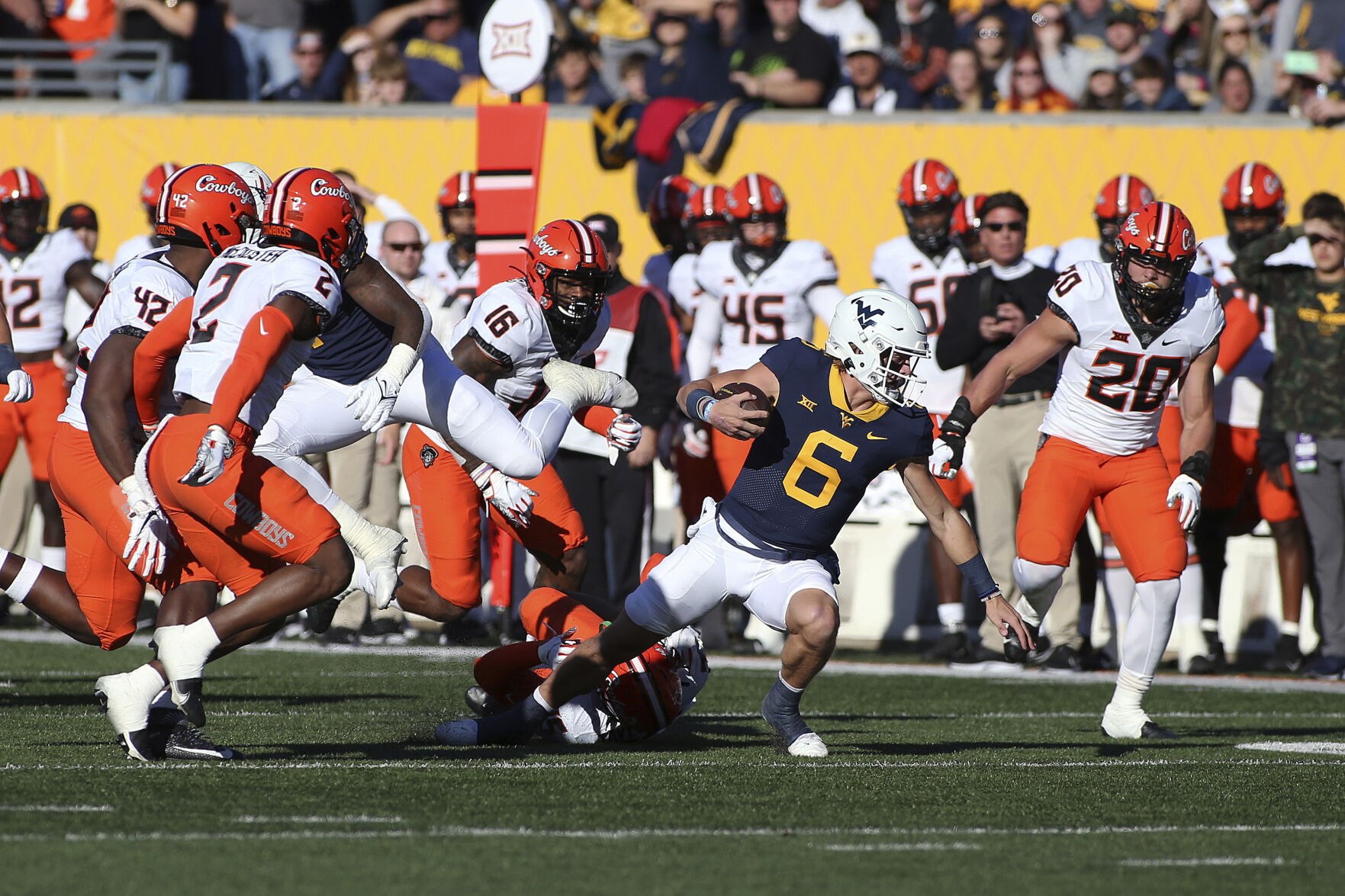 Oklahoma St West Virginia Football